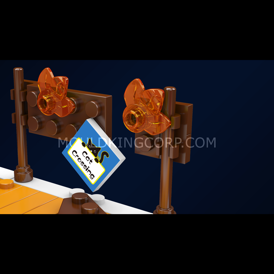 Mould King 10144 Dock Fire & Kitten Rescue Building Set | 588 Pcs