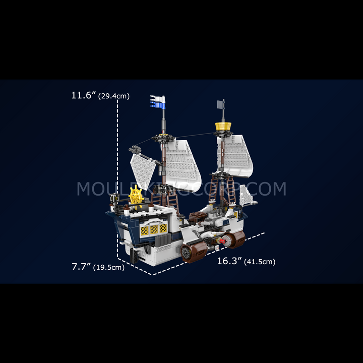 Mould King 10147 Savior Ship Modellbausatz | 1.281 Teile