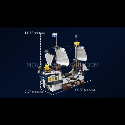 Mould King 10147 Savior Ship Model Building Set | 1,281 Pcs