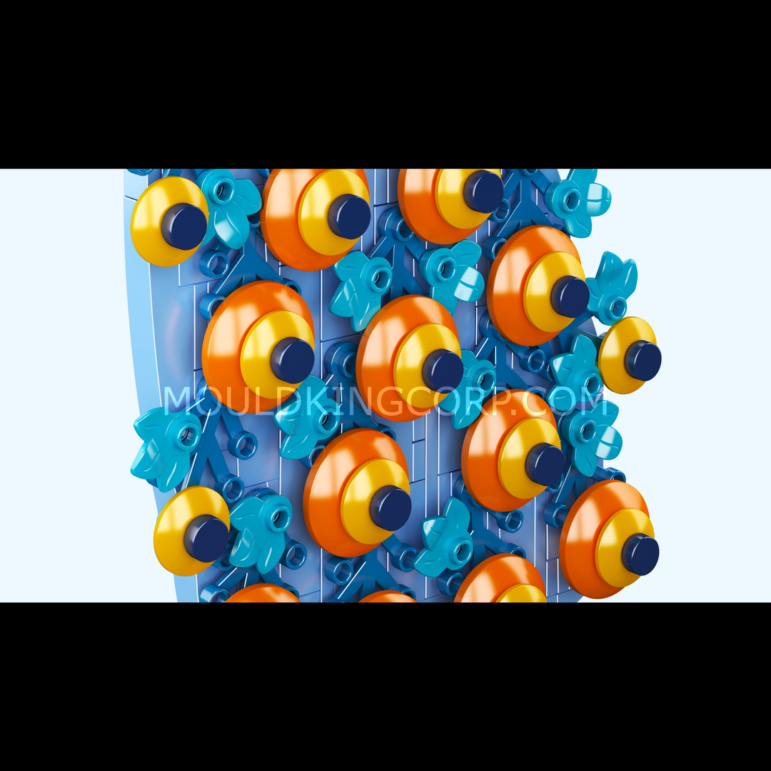 Mould King 10149 Pfauen-Wandkunst-Bausatz | 690 Teile
