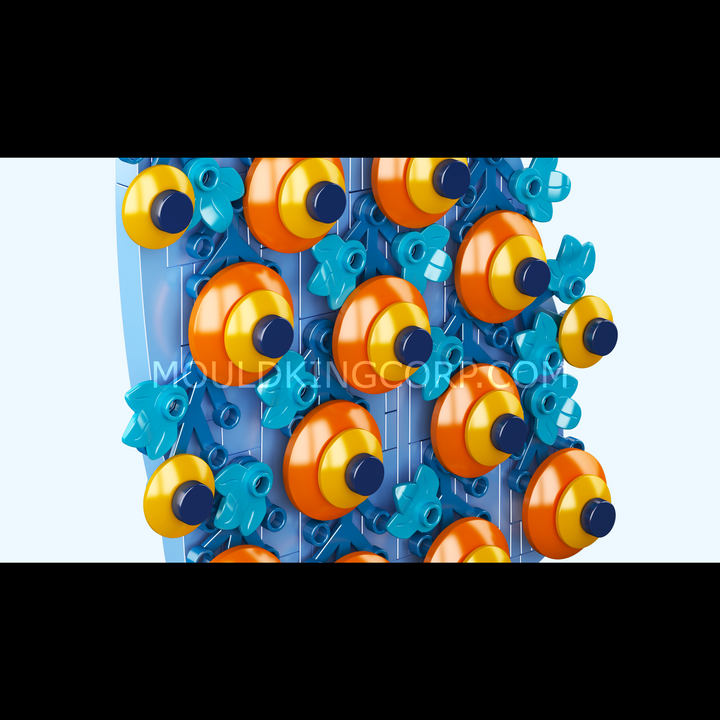 Mould King 10149 Pfauen-Wandkunst-Bausatz | 690 Teile