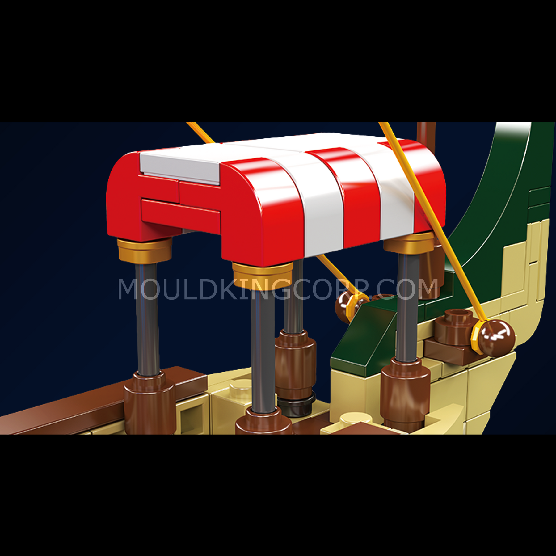 Mould King 10156 Römisches Imperium Kriegsschiff Bausatz | 1.466 Teile ...