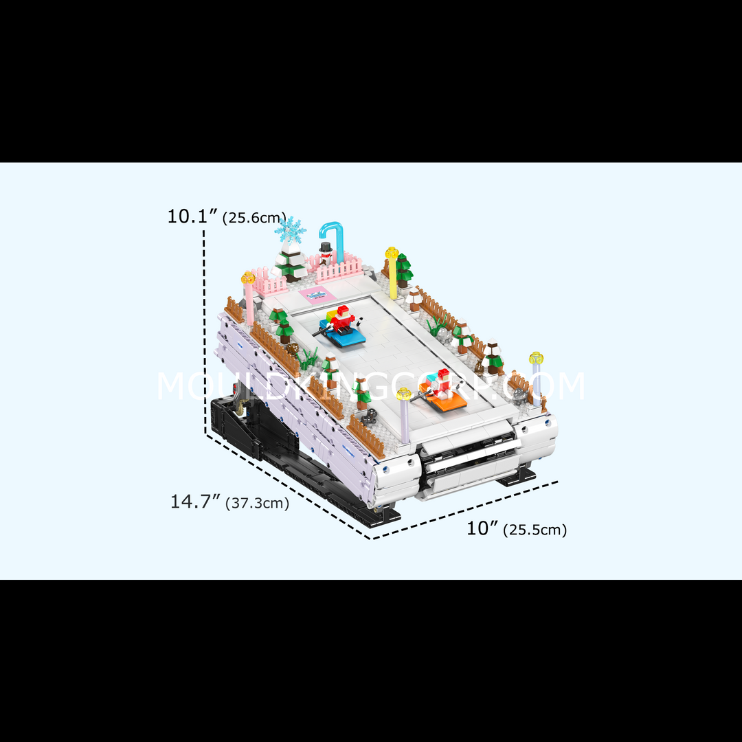 Mould King 10158 Ski Resort Bausatz | 2.181 Teile