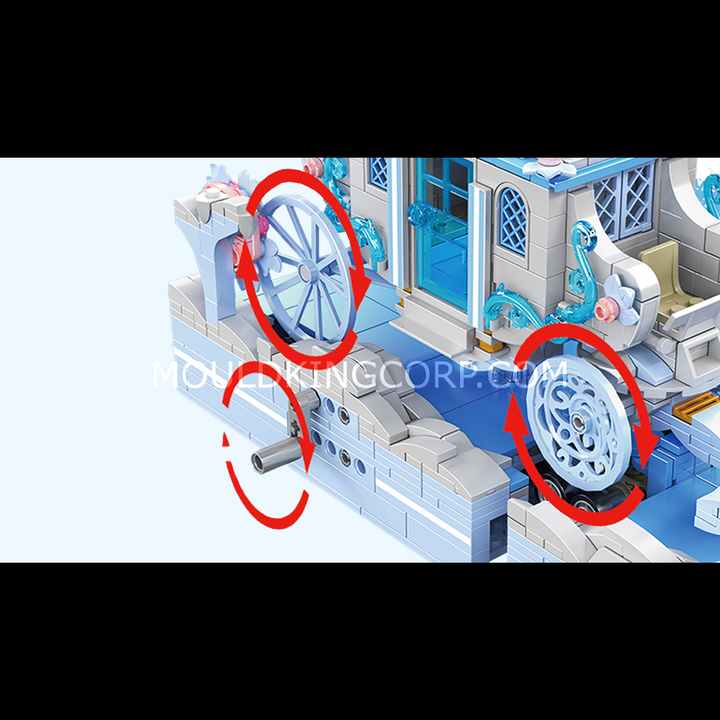 Mould King 10161 Schneewittchen-Kutsche Bausatz | 1.214 Teile