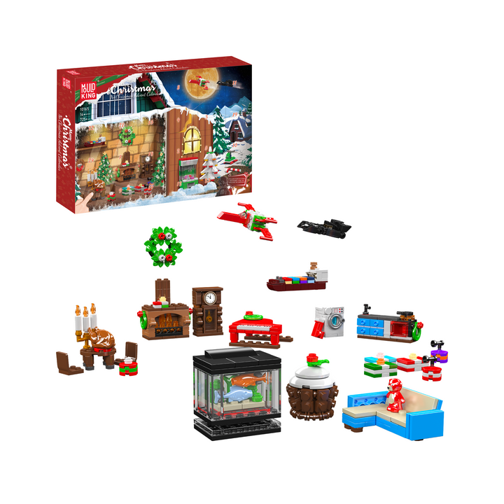 Mould King 10165 Weihnachts-Adventskalender-Bausatz | 725 Teile