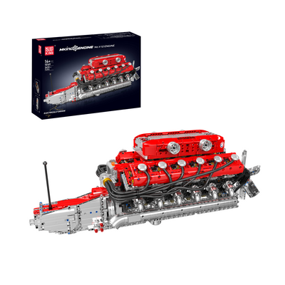 Mould King 10169 Italian Supercar V12 Engine Building Set | 3,472 Pcs