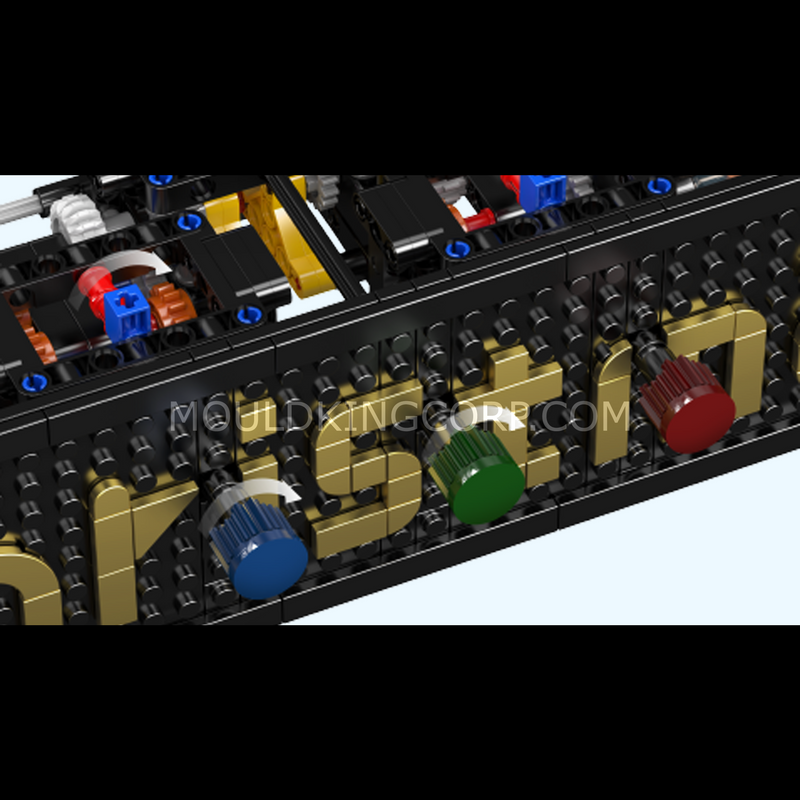 Mould King 10170 Boîte à musique à tambour rotatif | Kit de construction | 2 344 pièces
