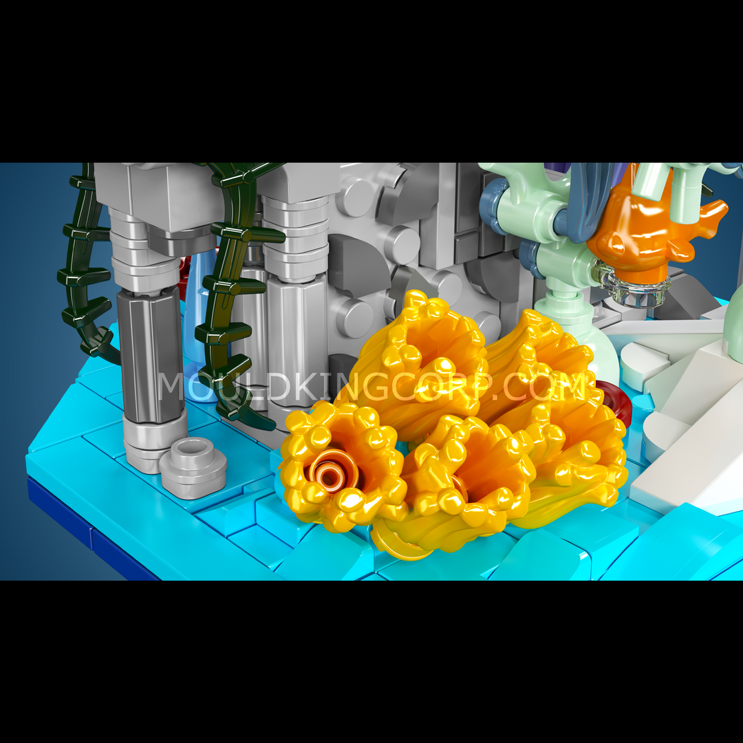 Mould King 10173 Manta Ray Coral Reef Building Set | 411 Pcs