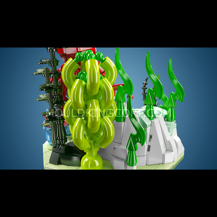 Mould King 10174 Creative Ocean Deep Sea Squid Scene Building Set | 416 Pcs