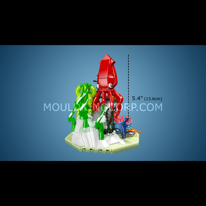 Mould King 10174 Creative Ocean Deep Sea Squid Scene Building Set | 416 Pcs