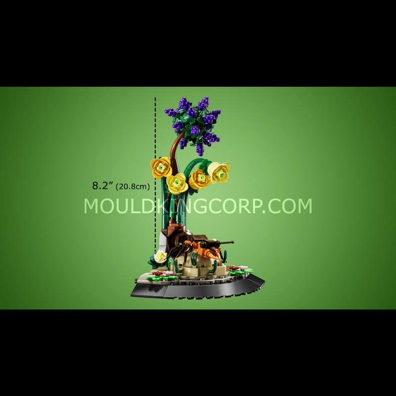 Mould King 10176 Kit de construction fourmi et plante fleurie | 385 pièces