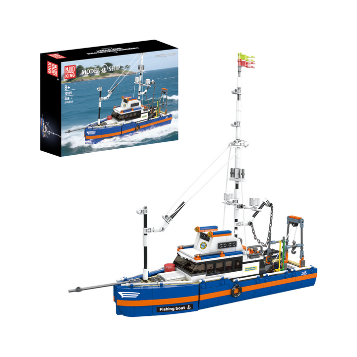 Mould King 10185 Creative Fishing Boat Building Set | 808 Pcs