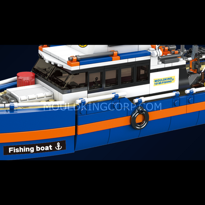 Mould King 10185 Creative Fishing Boat Building Set | 808 Pcs