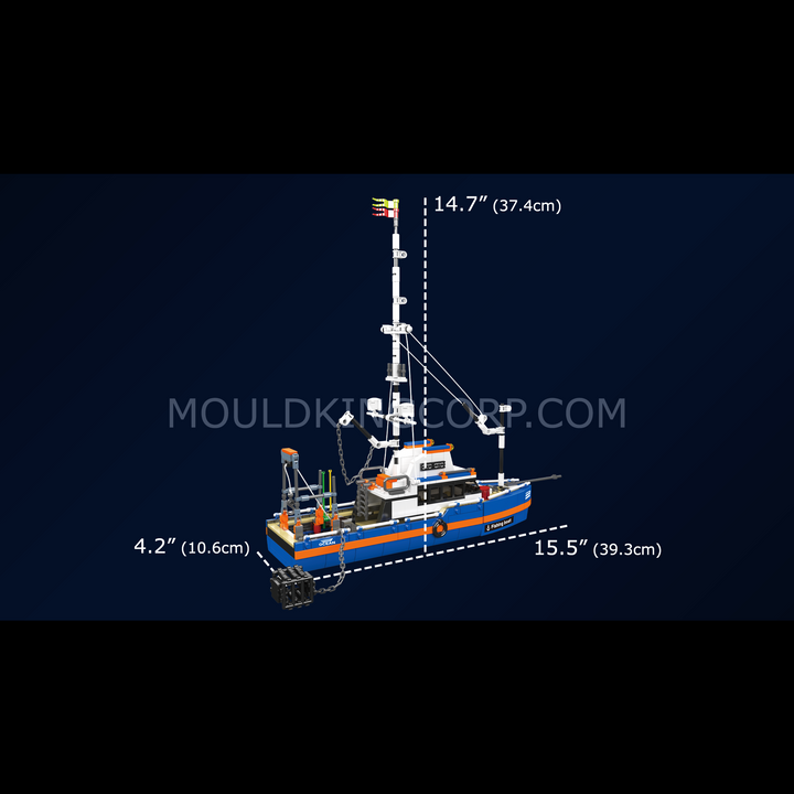 Mould King 10185 Creative Fishing Boat Building Set | 808 Pcs