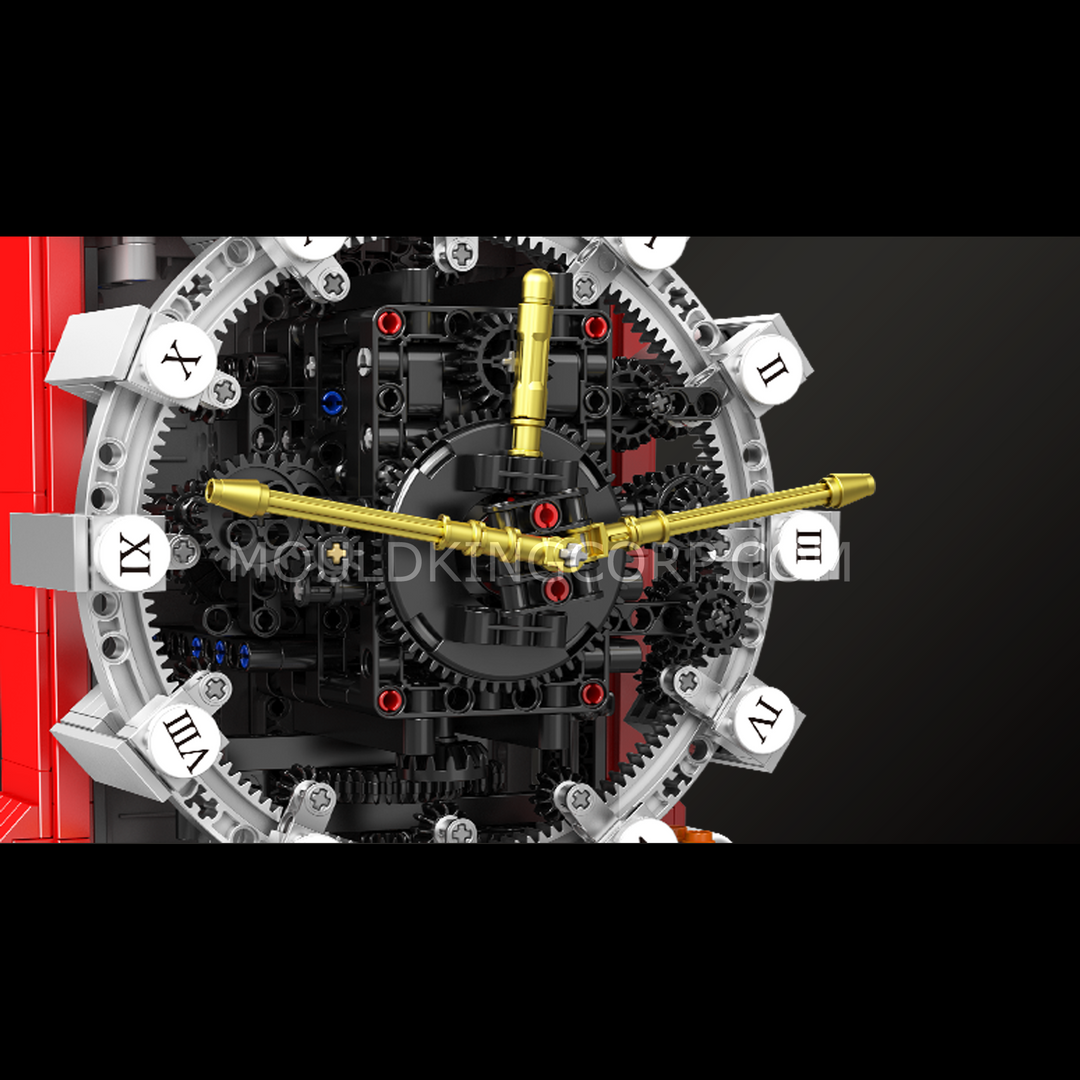 Mallenkoning 10187 Cyberpunk Mechanische Klok Bouwset | 1.601 Stuks