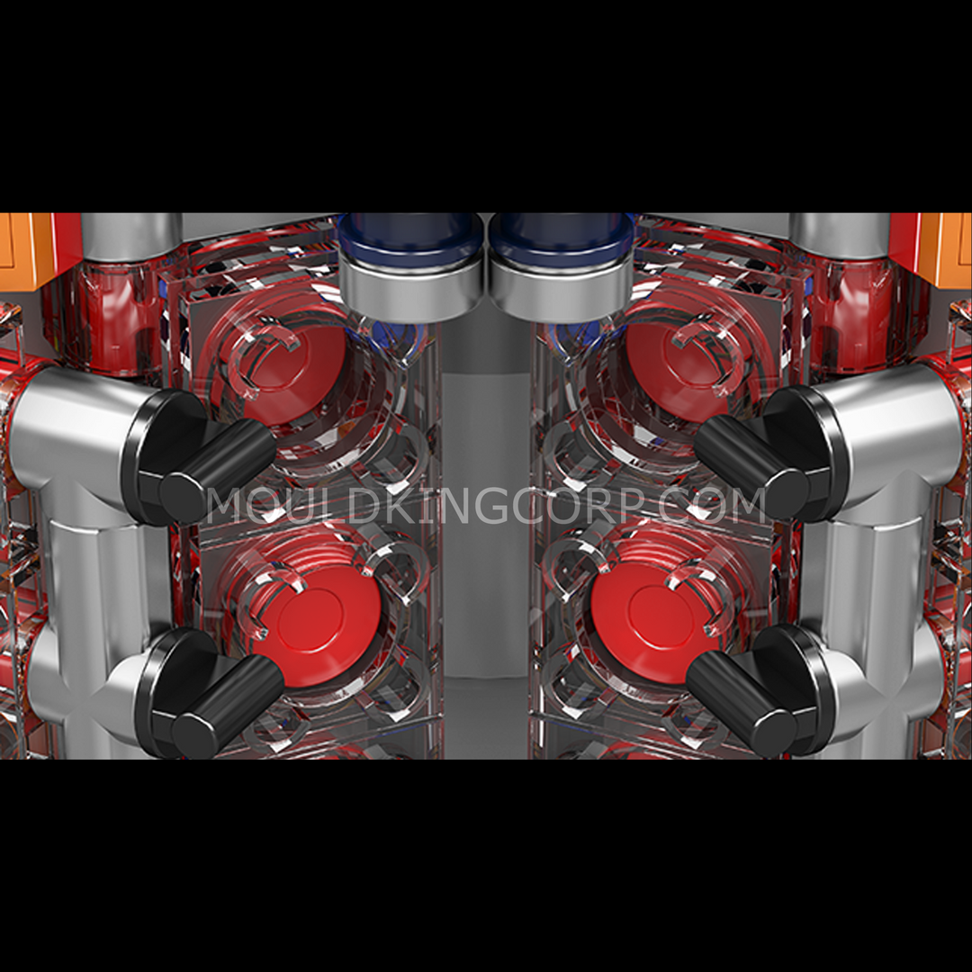 Mallenkoning 10187 Cyberpunk Mechanische Klok Bouwset | 1.601 Stuks
