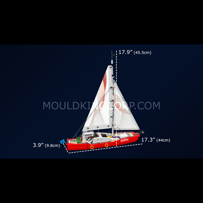 Mould King 10190 Modern Ocean Cruiser Building Set | 767 Pcs