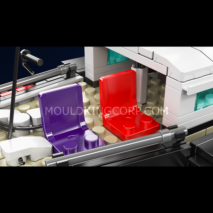 Mould King 10194 Modern Two-Mast Sailing Yacht Building Set | 893 Pcs