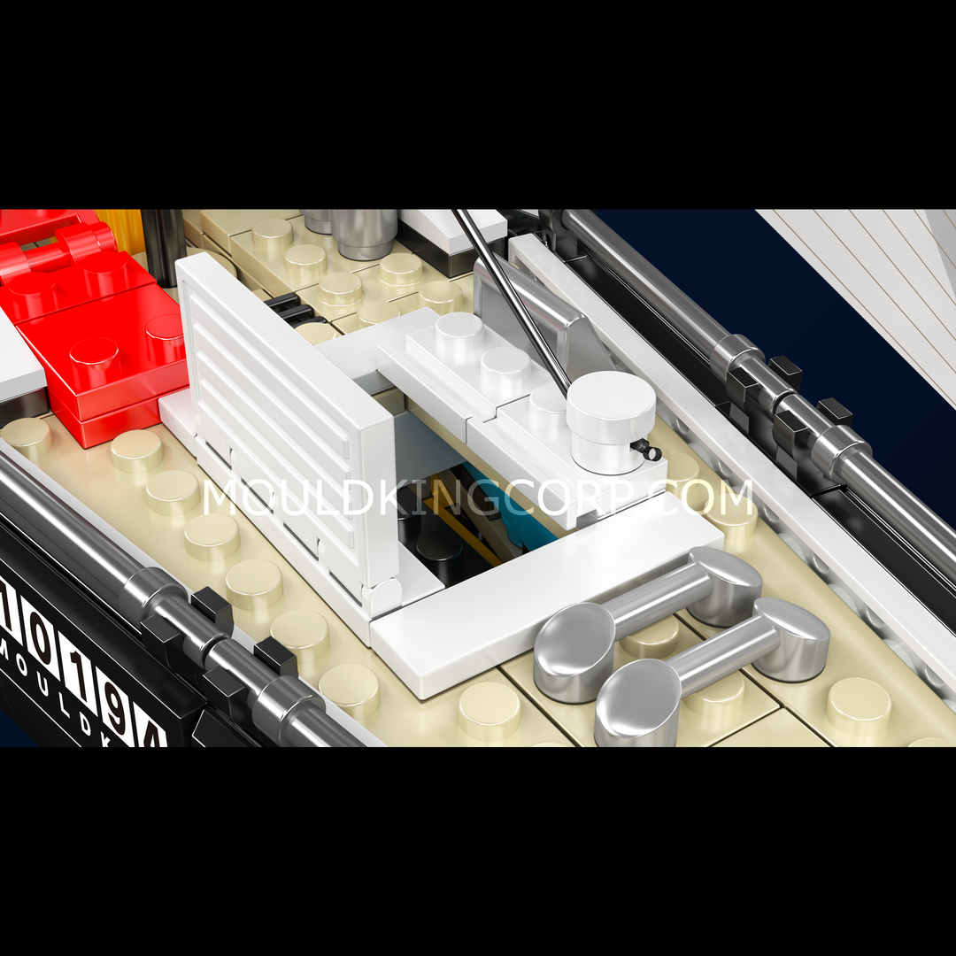 Mould King 10194 Modernes Zweimast-Segelyacht-Bauset | 893 Teile