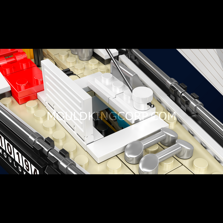 Mould King 10194 Modernes Zweimast-Segelyacht-Bauset | 893 Teile