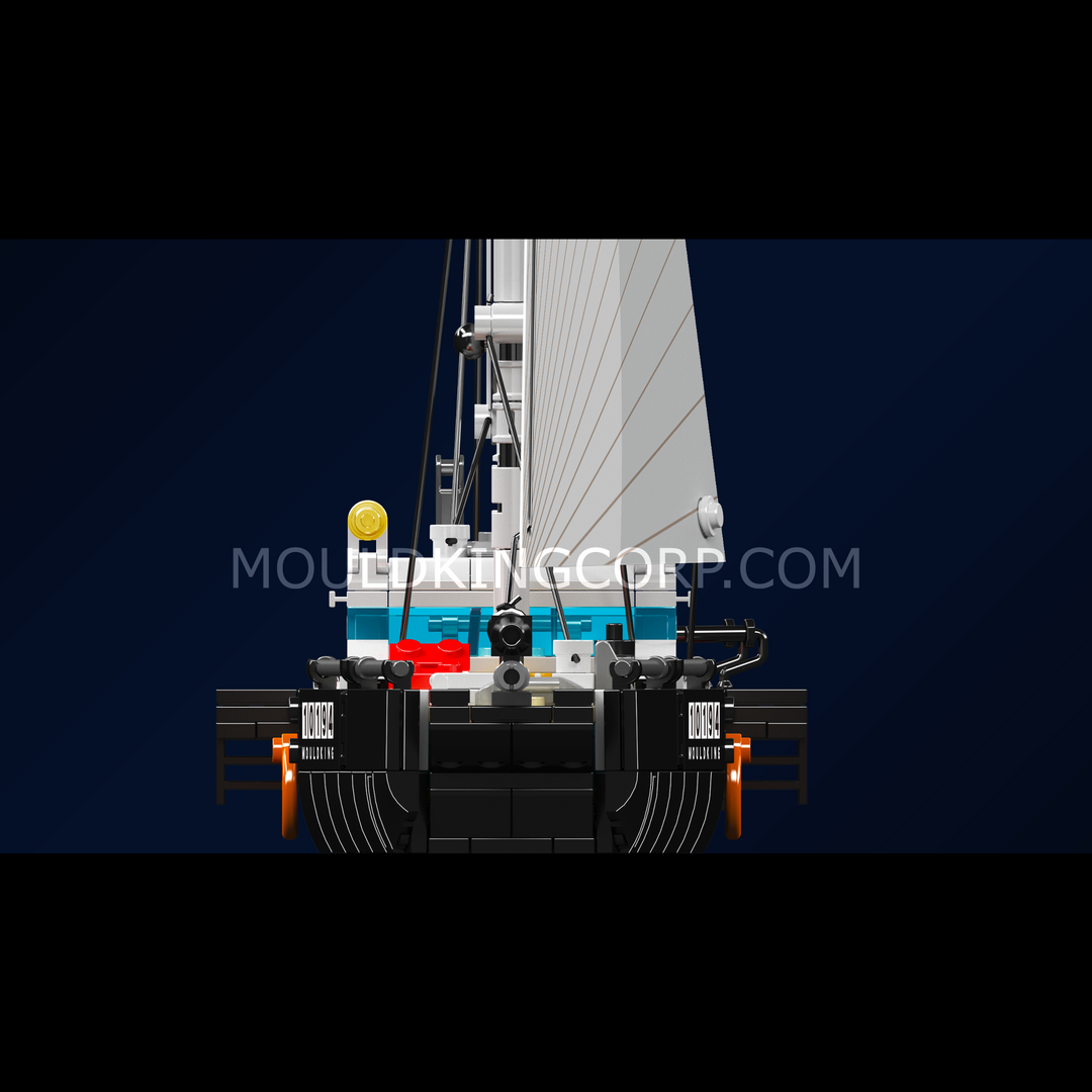 Mould King 10194 Modernes Zweimast-Segelyacht-Bauset | 893 Teile