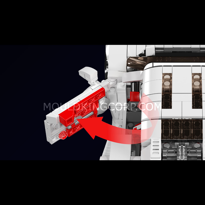 Mould King 10196 Italian Hypercar Building Set with Quad Exhaust | 1,423 Pcs
