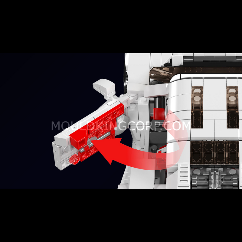 Mould King 10196 Italian Hypercar Building Set with Quad Exhaust | 1,423 Pcs