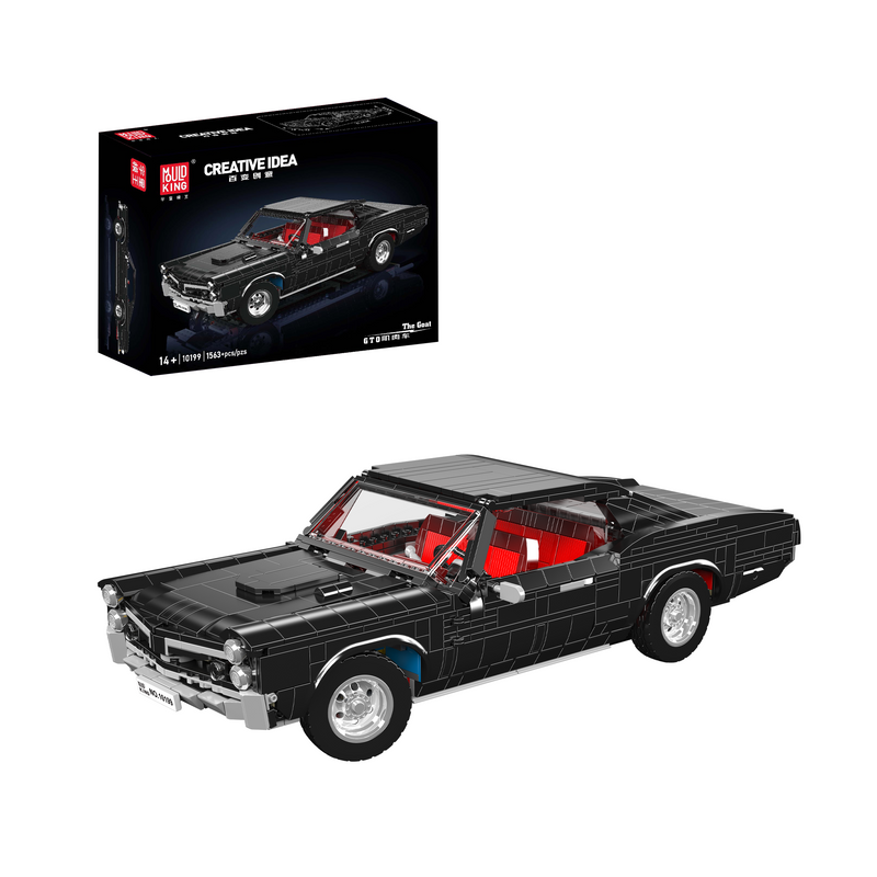 Mould King 10199 GTO, Coffret de construction de voitures musclées classiques | 1 563 pièces