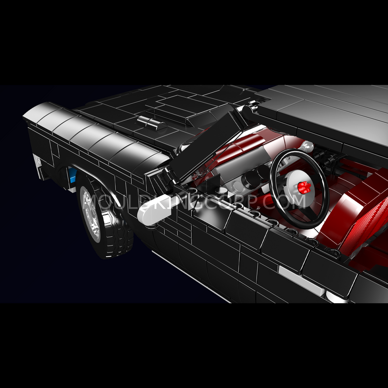 Mould King 10199 GTO, Coffret de construction de voitures musclées classiques | 1 563 pièces