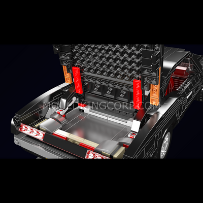 Mould King 10199 GTO, Coffret de construction de voitures musclées classiques | 1 563 pièces