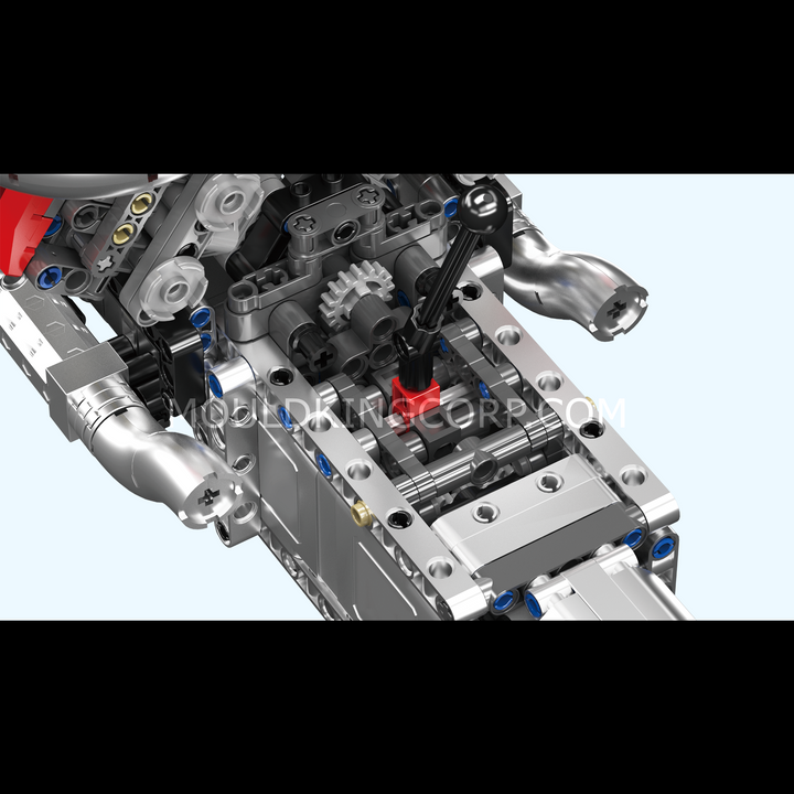 Mould King 10203 M Power V8 - Juego de construcción de motor y caja de cambios | 1169 piezas