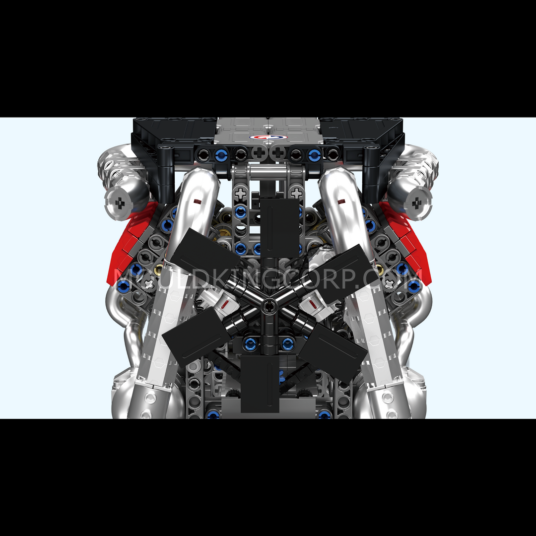 Mould King 10203 M Power V8 - Juego de construcción de motor y caja de cambios | 1169 piezas