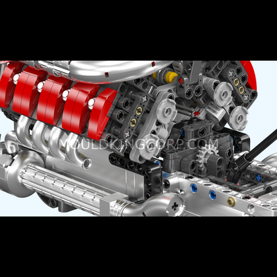 Mould King 10203  M Power V8 Engine & Gearbox Building Set | 1,169 Pcs