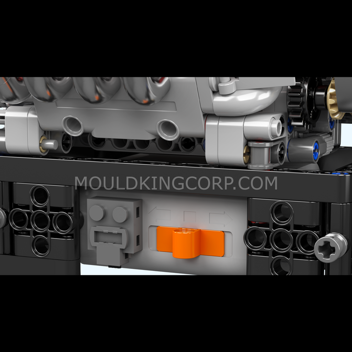 TECHNIK V8 MOTOR Bausatz Mould King 10204 Klemmbausteine 750 Teile für TECHNIK V8 MOTOR Bausatz Mould King 10204 Klemmbausteine 750 Teile für