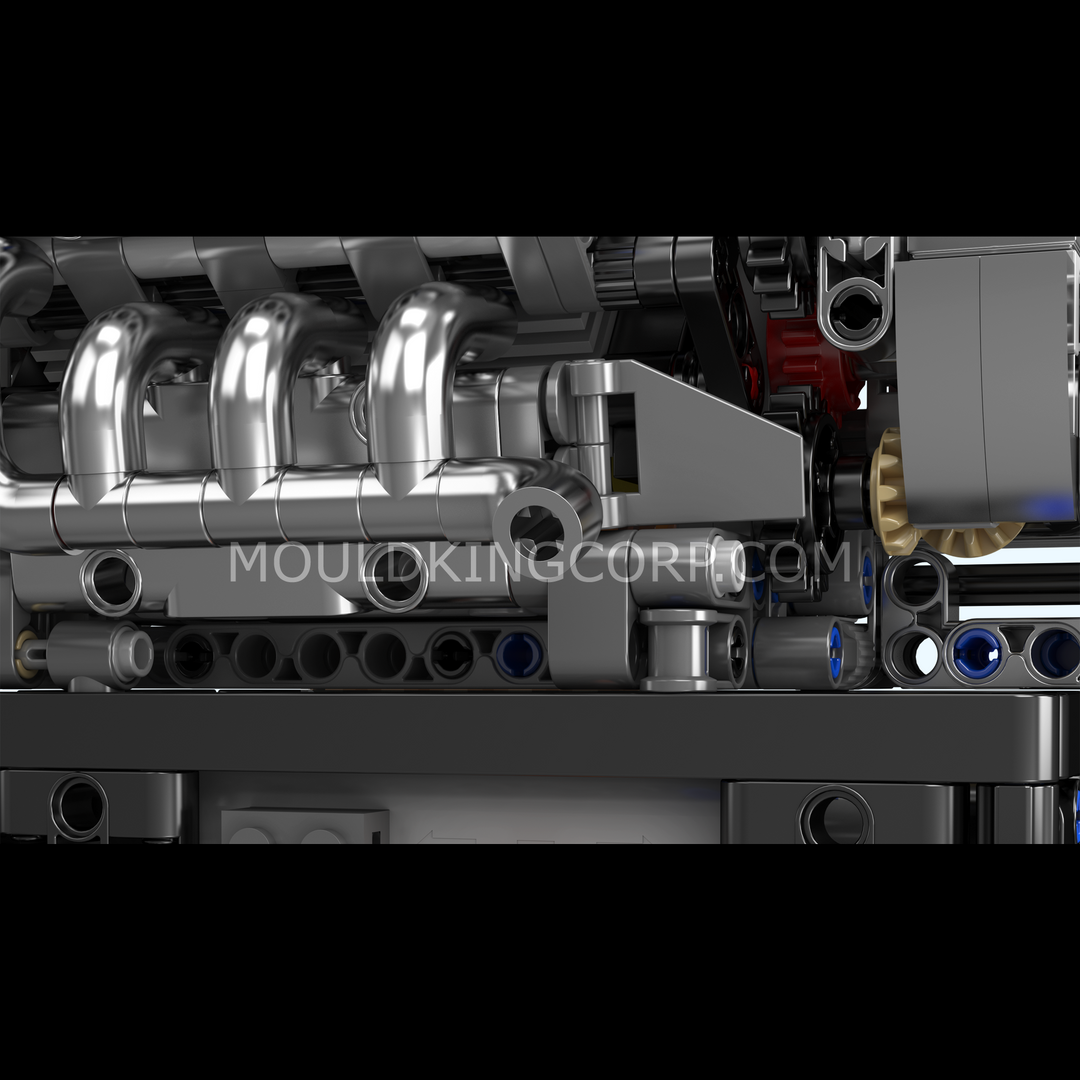 Mould King 10207 Technique V8 - Kit de construction moteur réaliste avec piston mobile - Cadeau pour garçons et filles et amateurs de voiture (761 pièces Mould King 10207 Technique V8 - Kit de construction moteur réaliste avec piston mobile - Cadeau pour garçons et filles et amateurs de voiture (761 pièces