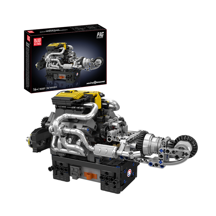 Formenkönig 10207 PAG Turbolader V8 Motor Baukasten | 761 Teile