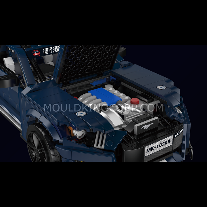 Mould King 10208 Creative GT500 Sports Car Building Set | 1,556 Pcs