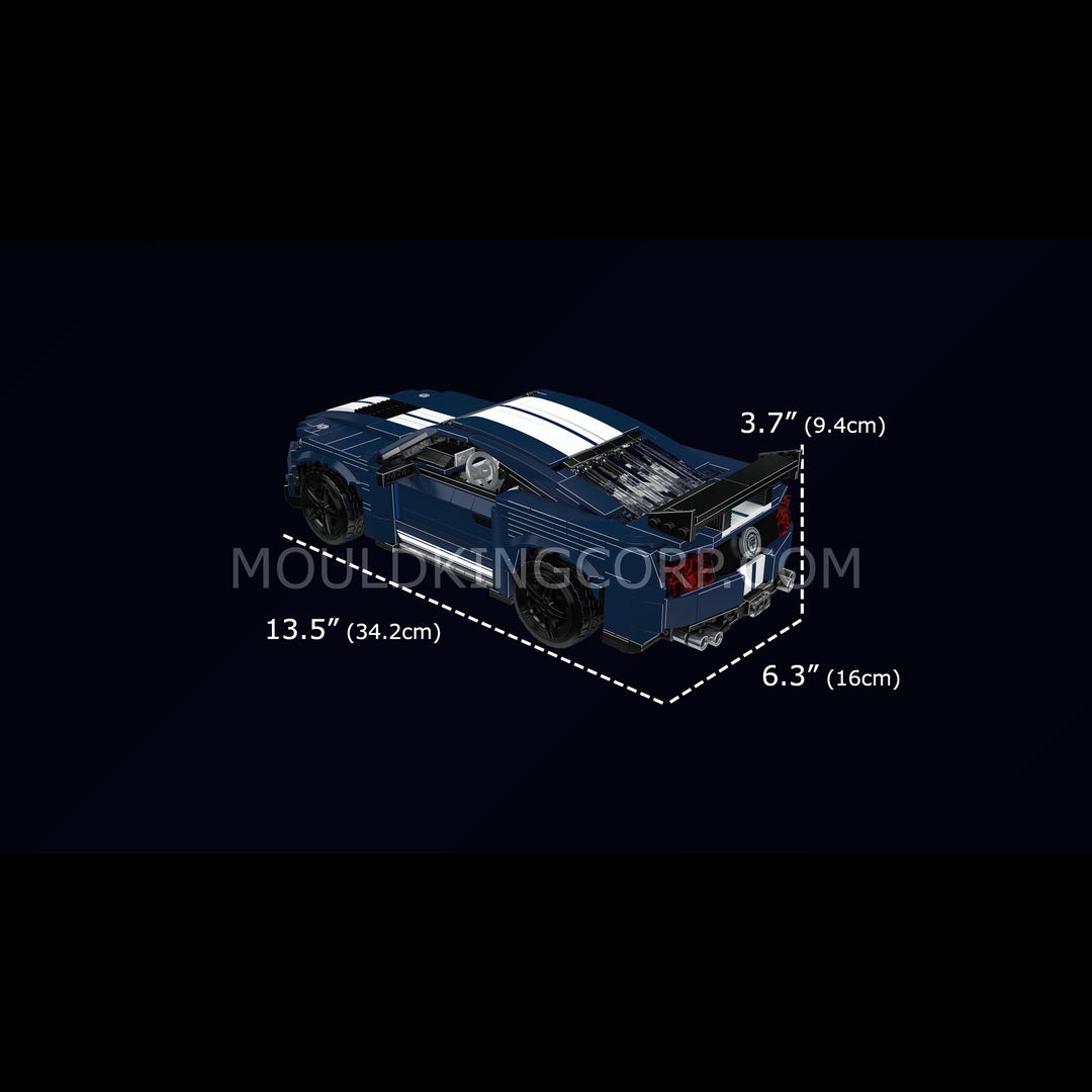Mould King 10208 Creative GT500 Sports Car Building Set | 1,556 Pcs