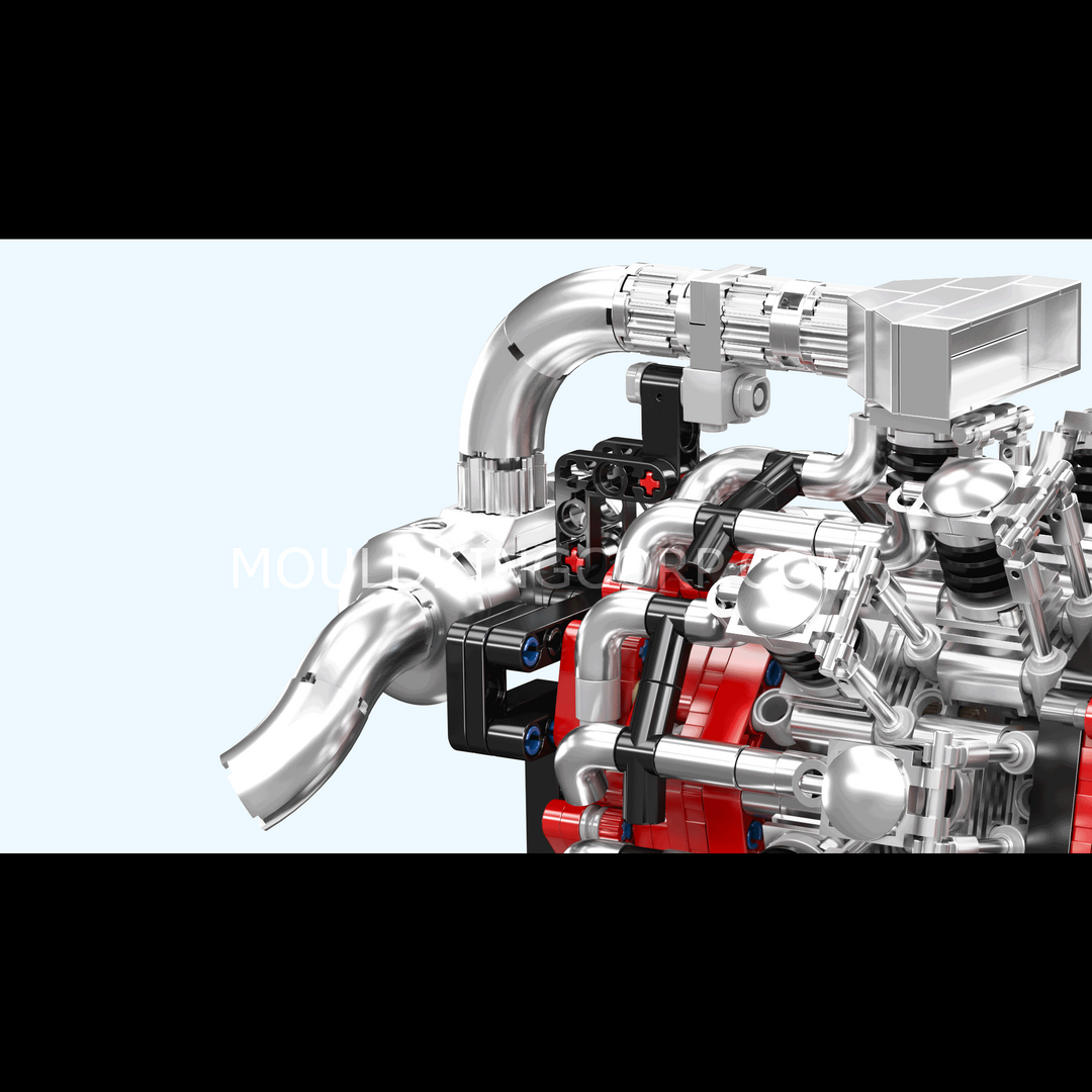 Mould King 10211 Radial Aviation Engine Building Kit | 1,147 Pcs