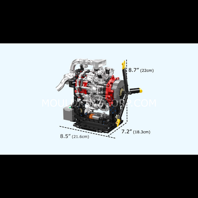 Mould King 10211 Radial Aviation Engine Building Kit | 1,147 Pcs