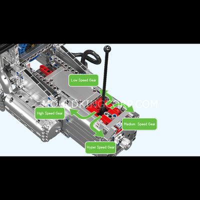 Mould King 10214 Motorized Wankel Rotary Engine with Gearbox Model Building Set | 2,177 Pcs