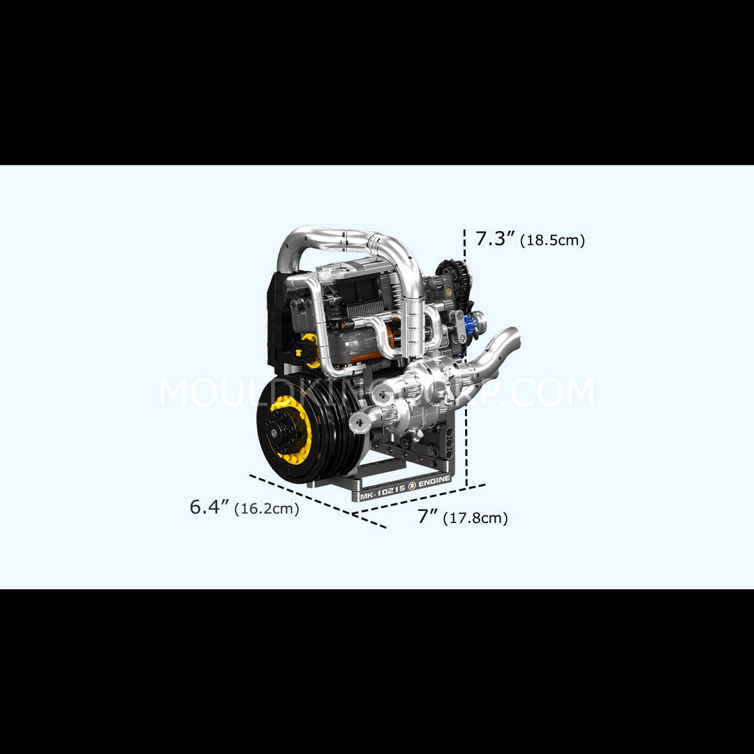 Mould King 10215 Koenig Supercar Engine Building Set | 739 Pcs