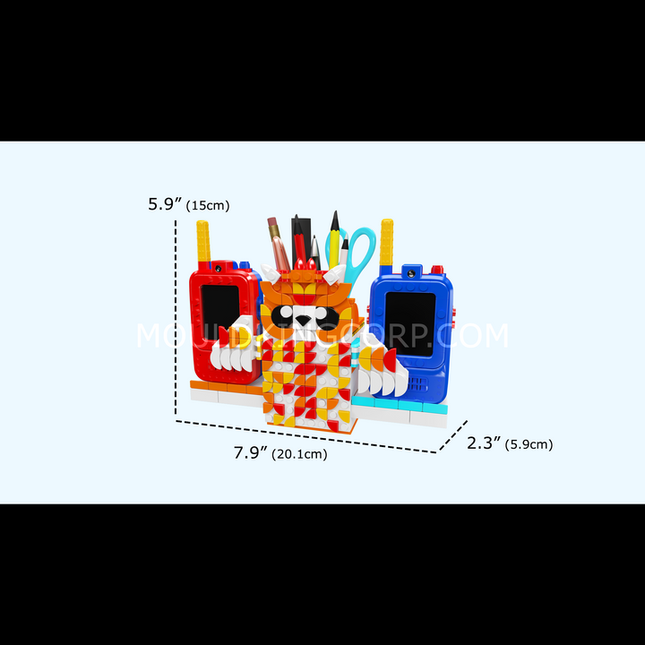 Mould King 10220 Flame Owl Video Walkie-Talkie & Pen Holder Building Set | 321 Pcs
