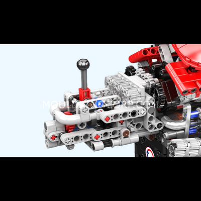 Mould King 10226 V12 Supercar Engine with Transmission Building Set | 863 Pcs