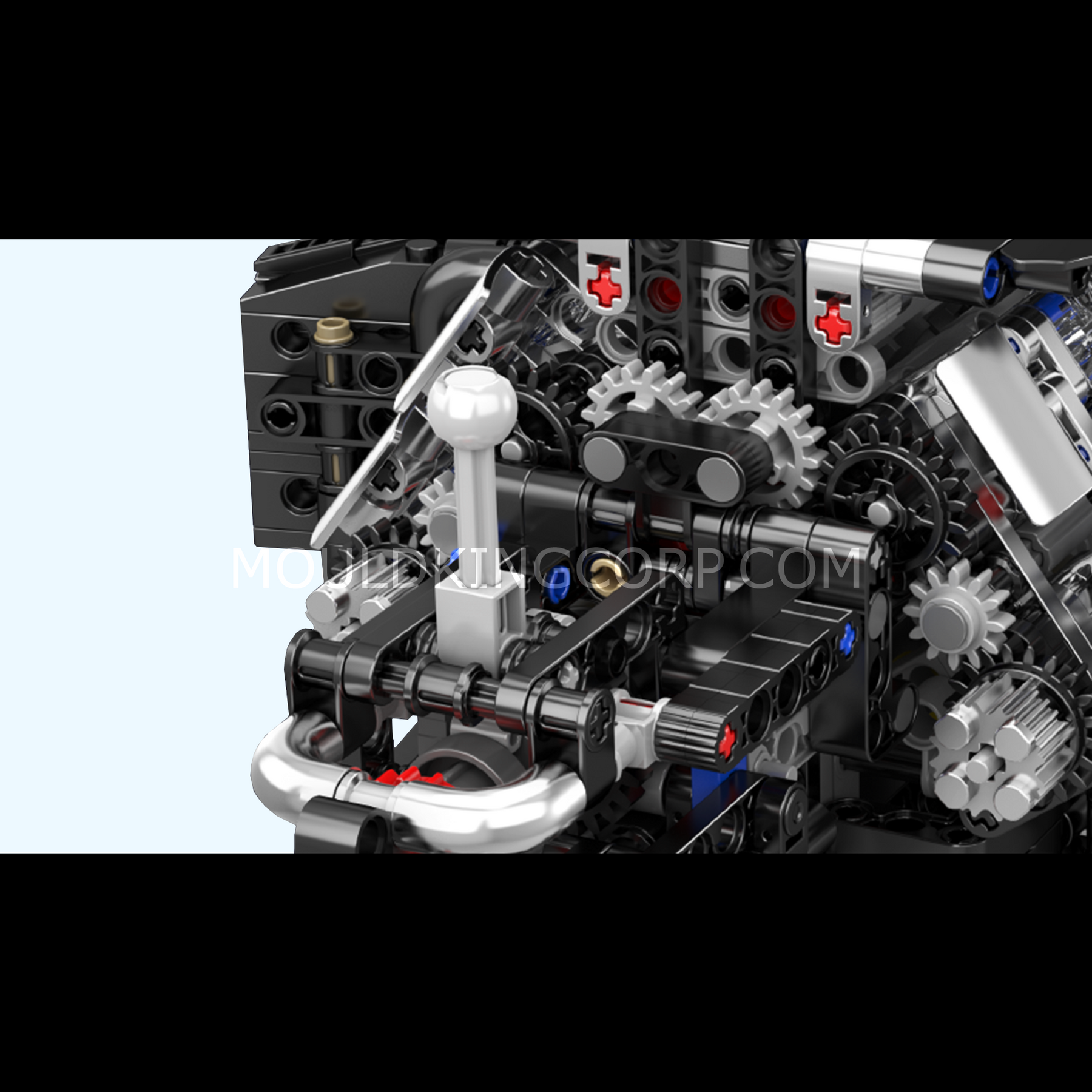 10230 Mould King 10230 W12 Twin Turbo Motor Modellbausatz | 871 Teile – Mould ...
