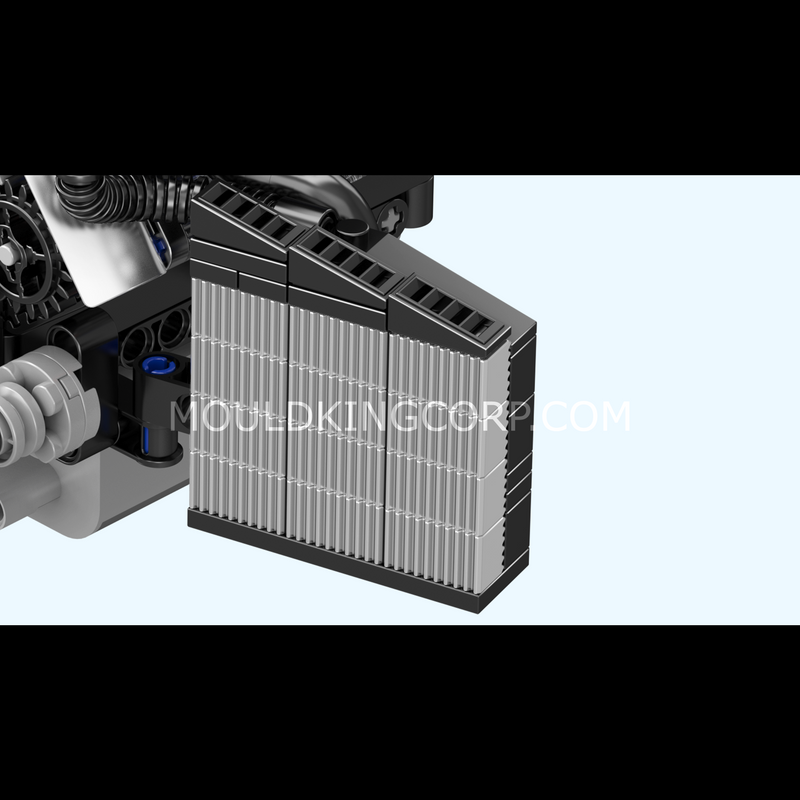 Mould King 10230 W12 Twin Turbo Engine Model Building Set | 871 Pcs
