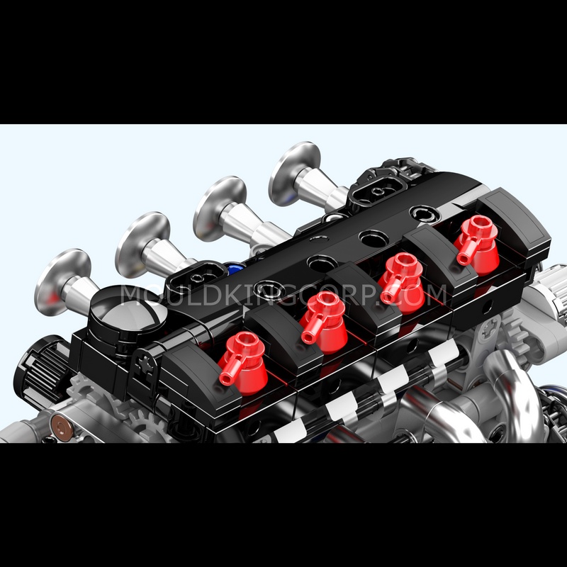 Mould King 10234 Motorized VTEC Engine Model Building Set | 772 Pcs