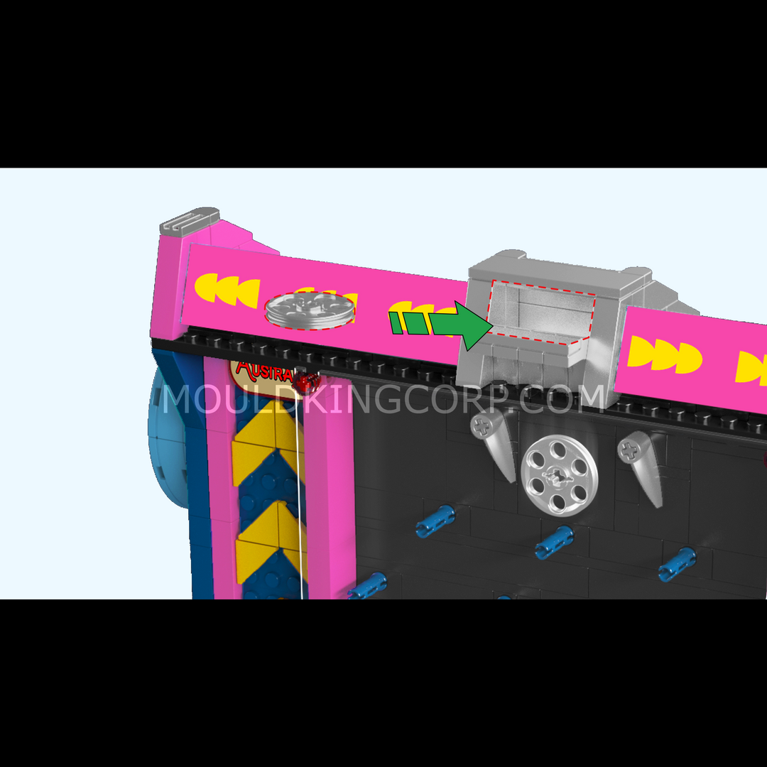 Mould King 10241 Bouwset voor een gemotoriseerde muntduwer-arcademachine | 2.002 onderdelen