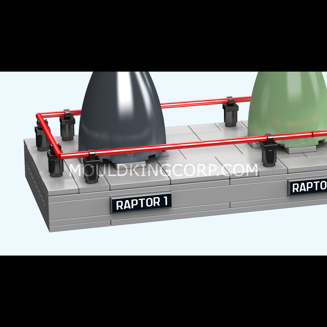 Mallenkoning 10247 Raptor raketmotor bouwset | 496 stuks