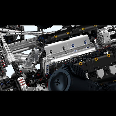 Mould King 10248 JZK V8 Hyper Engine Building Set | 3,192 Pcs